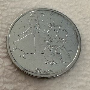 Disney 100 Anniversary Collector Coin Mary Poppins